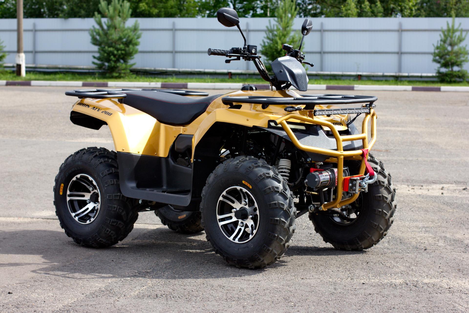 Квадроцикл ATV200 IRBIS с ПСМ — Синий