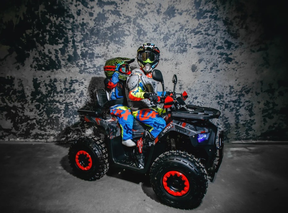 Квадроцикл подростковый MOTAX ATV Grizlik Super LUX 125сс