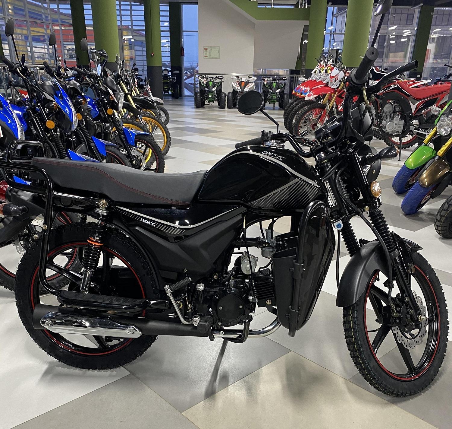 Мопед FX 125. — Чёрный