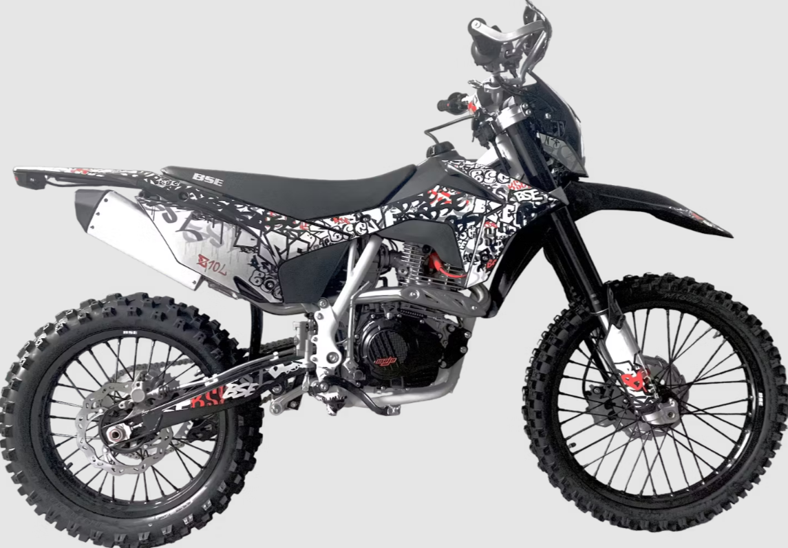 Мотоцикл Эндуро BSE Z10 L Z-серия — Белый