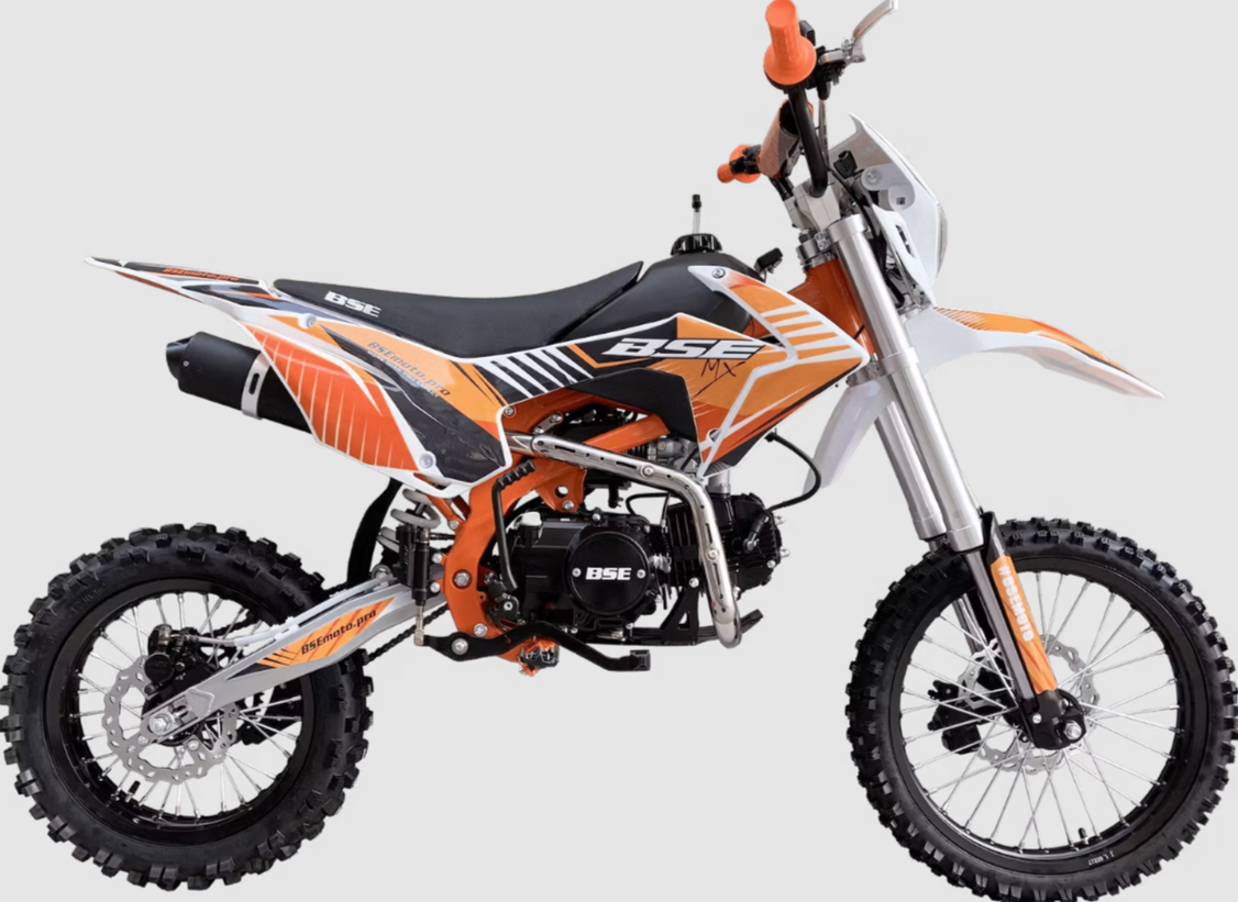 Питбайк BSE MX 125 (015) — Оранжевый