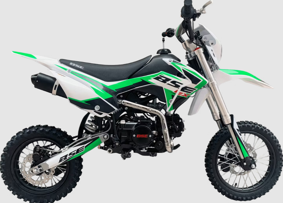 Питбайк BSE EX 125E (015) 14/12, 17/14 — Зелёный