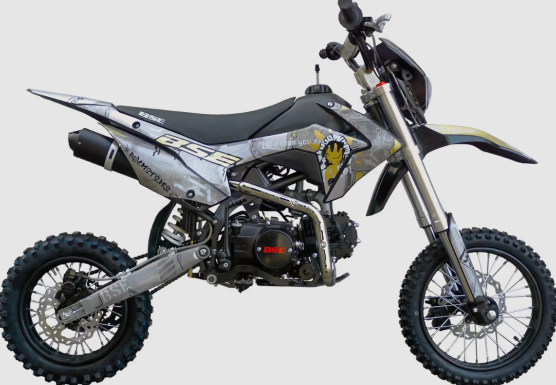 Питбайк BSE EX 125E (015) 14/12, 17/14 — Серый
