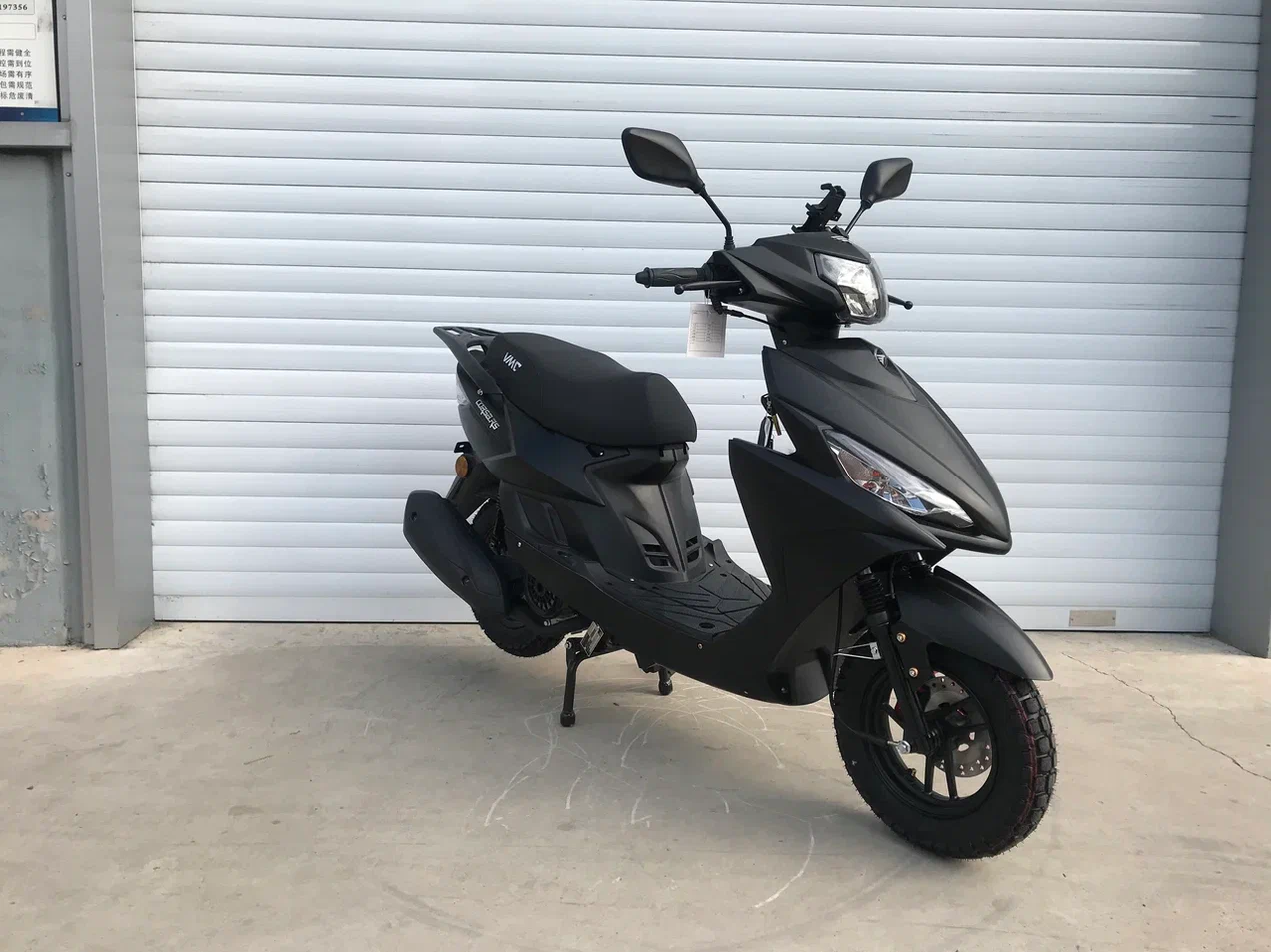 Скутер Corsa RS - 150cc (replika Yamaha AS125 FREEGO RAYZR) — Чёрный