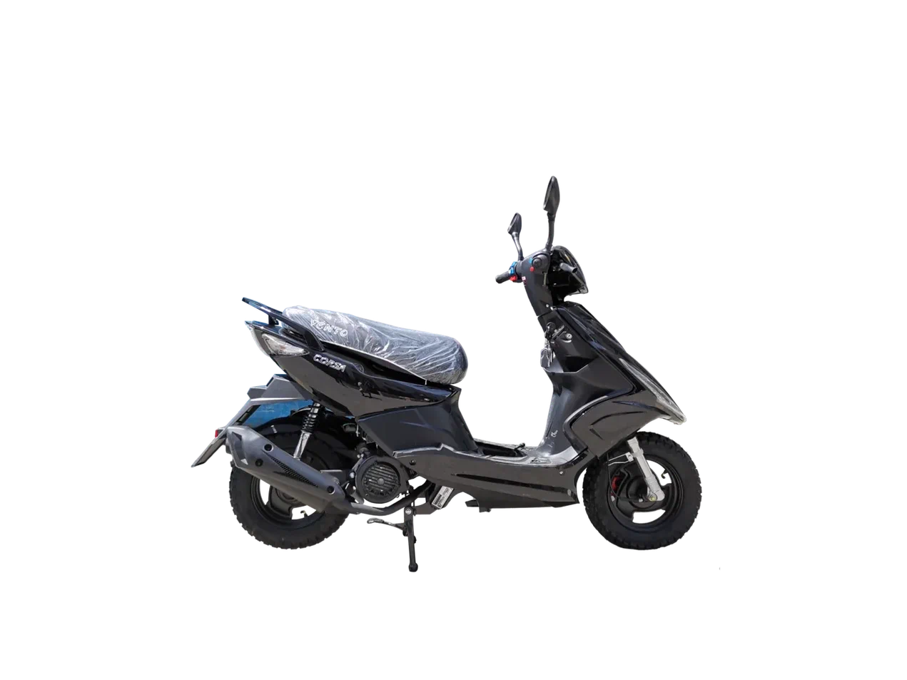 Скутер Corsa - 150cc (replika Yamaha Jog)  — Чёрный