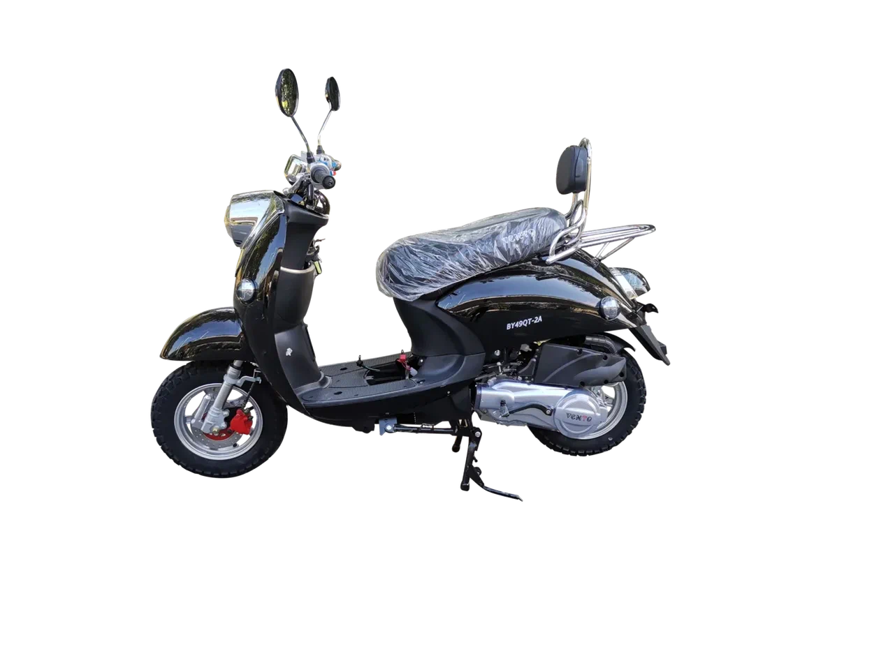 Скутер Retro - 150cc  (replika Yamaha Vino)  — Чёрный