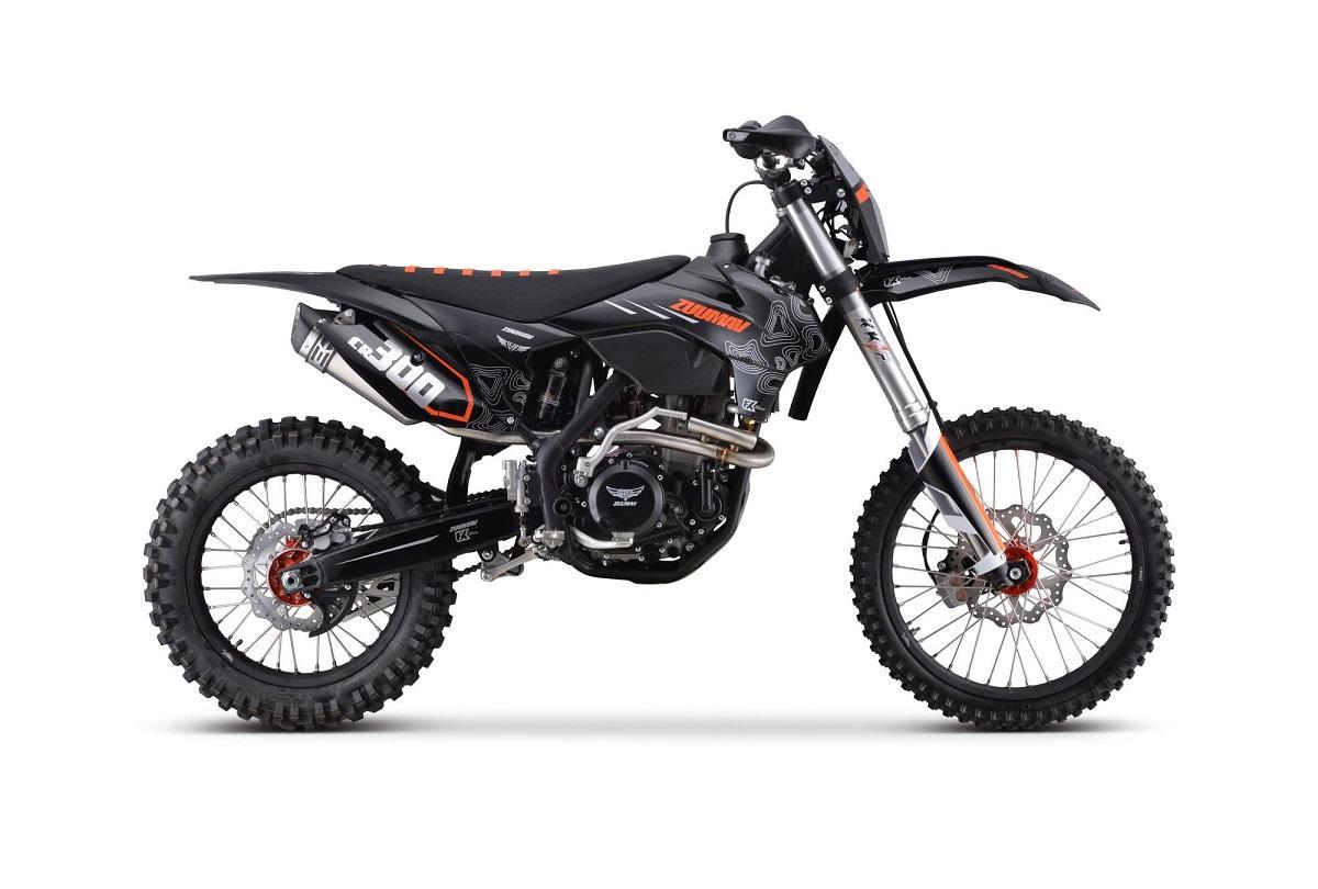 Мотоцикл Эндуро Zuumav K7 CR300NC — Красно-чёрный