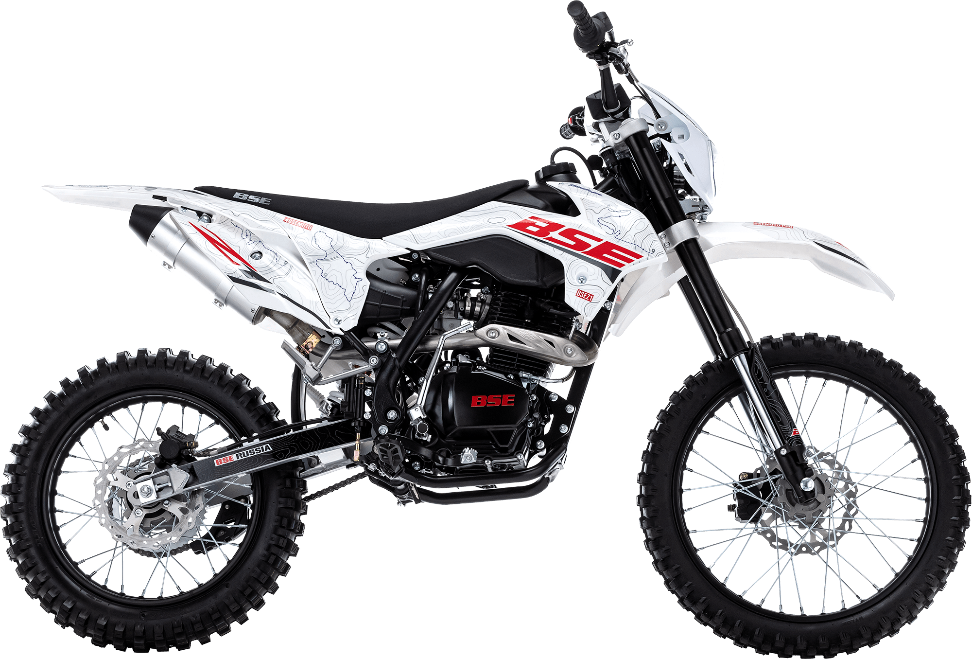 Мотоцикл BSE Z1 HotRod — Белый