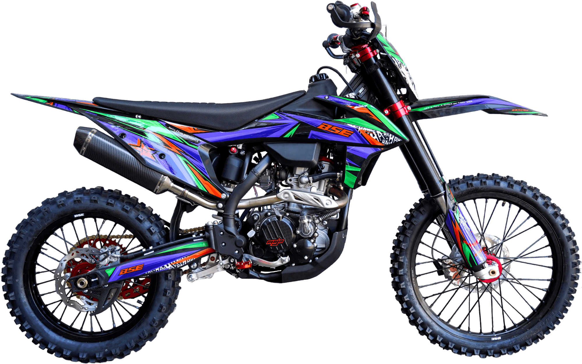 Мотоцикл BSE T7 — Зелёный