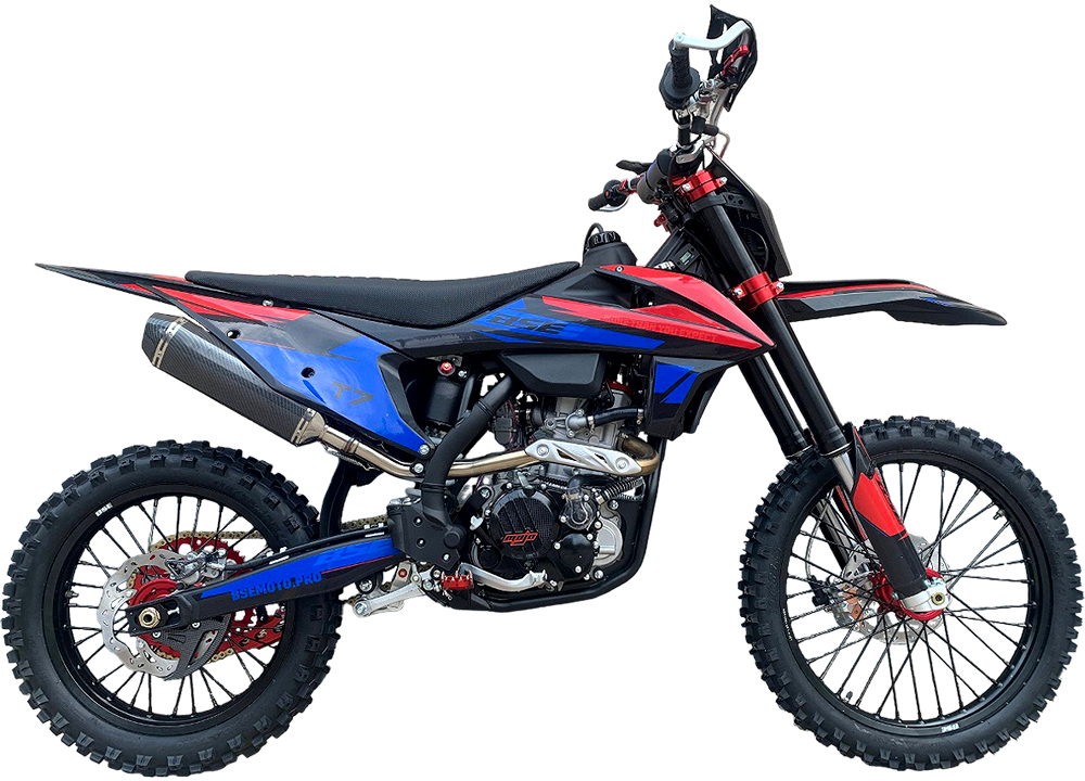 Мотоцикл BSE T7 — Красный