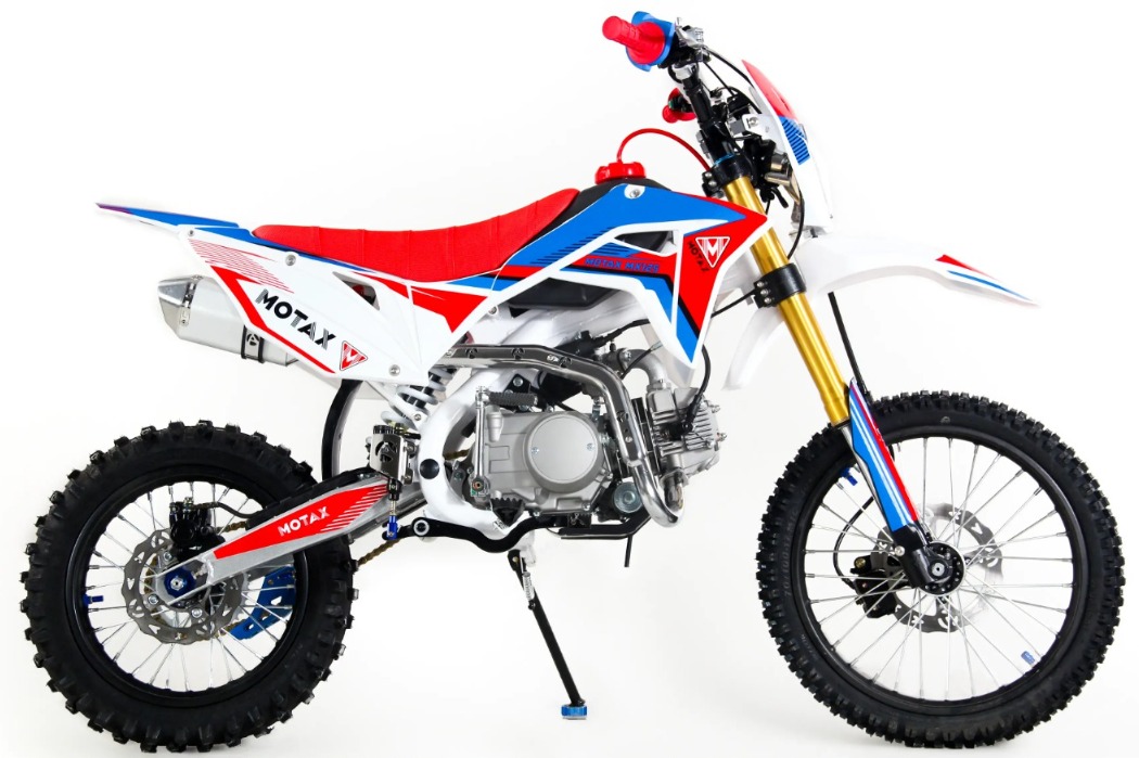 Подростковый бензиновый питбайк MOTAX MX 125 (17/14) — Красно-чёрный