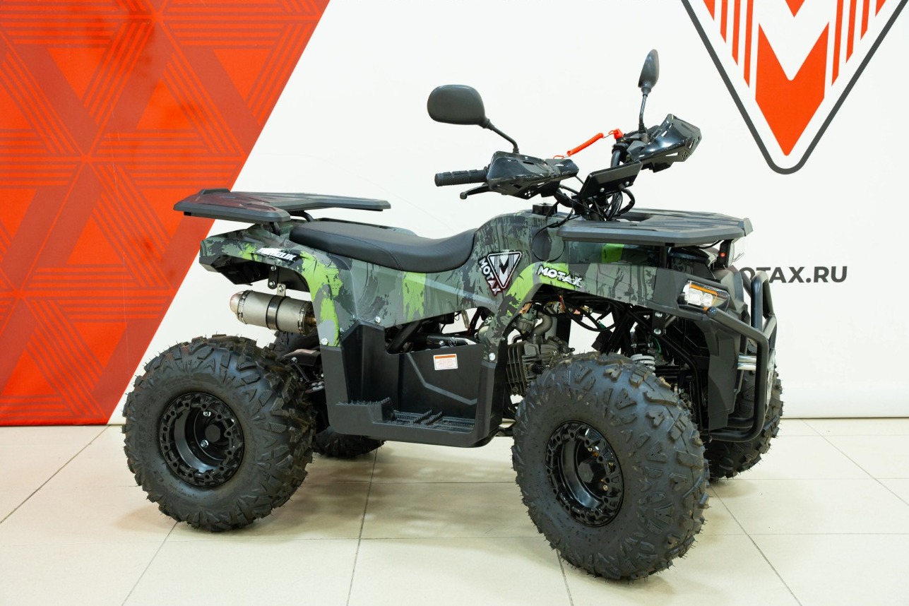 Подростковый квадроцикл MOTAX GRIZLIK LUX 125 3+1 — Зелёный камуфляж