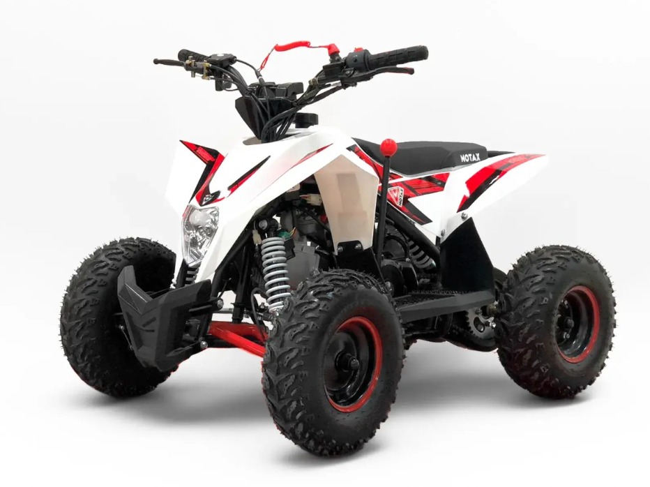 Детский квадроцикл бензиновый MOTAX GEKKON 90cc 1+1 (Реверс) — Красно-чёрный