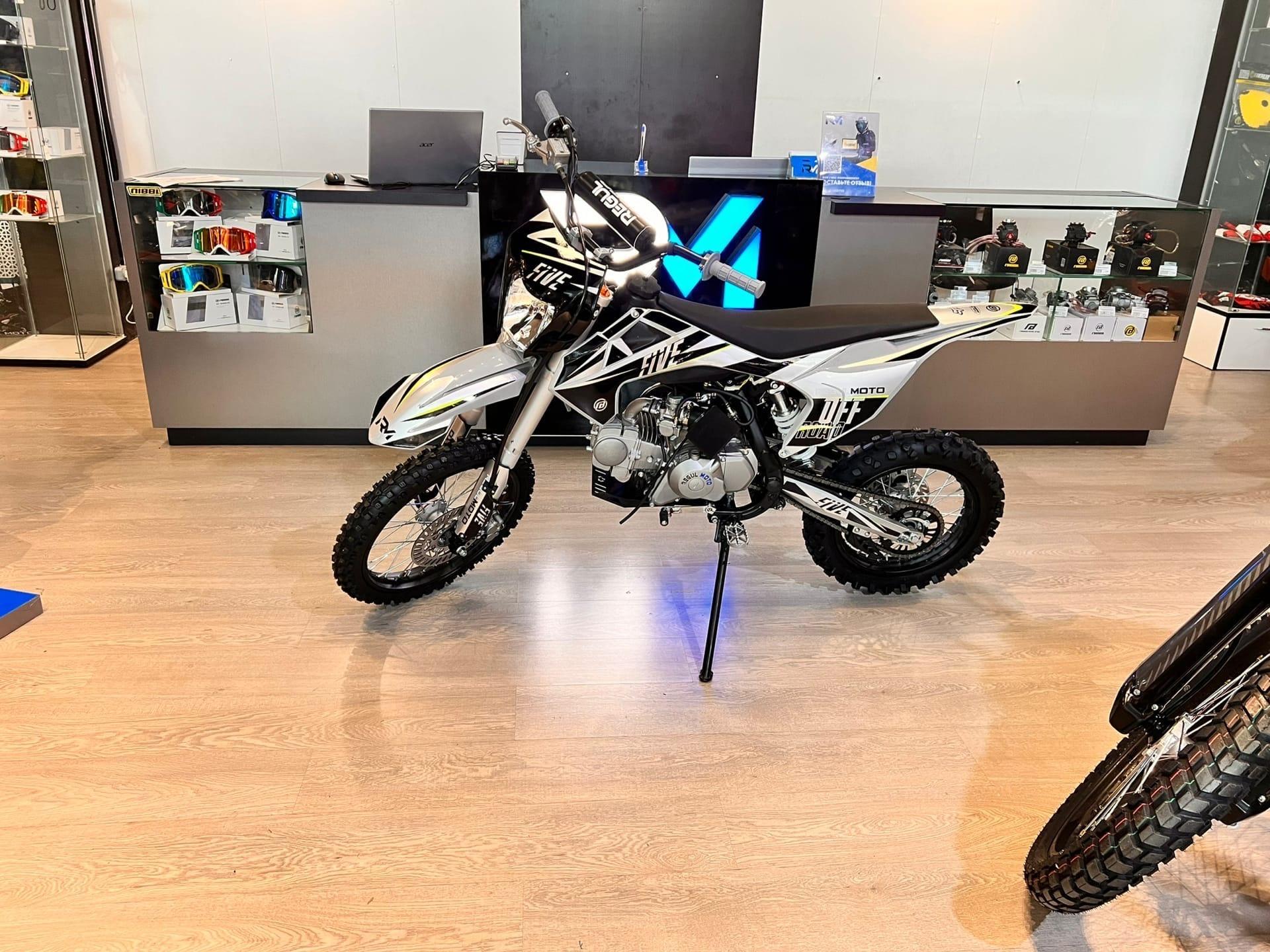 Питбайк Regulmoto FIVE EA (полуавтомат КПП) — Чёрный
