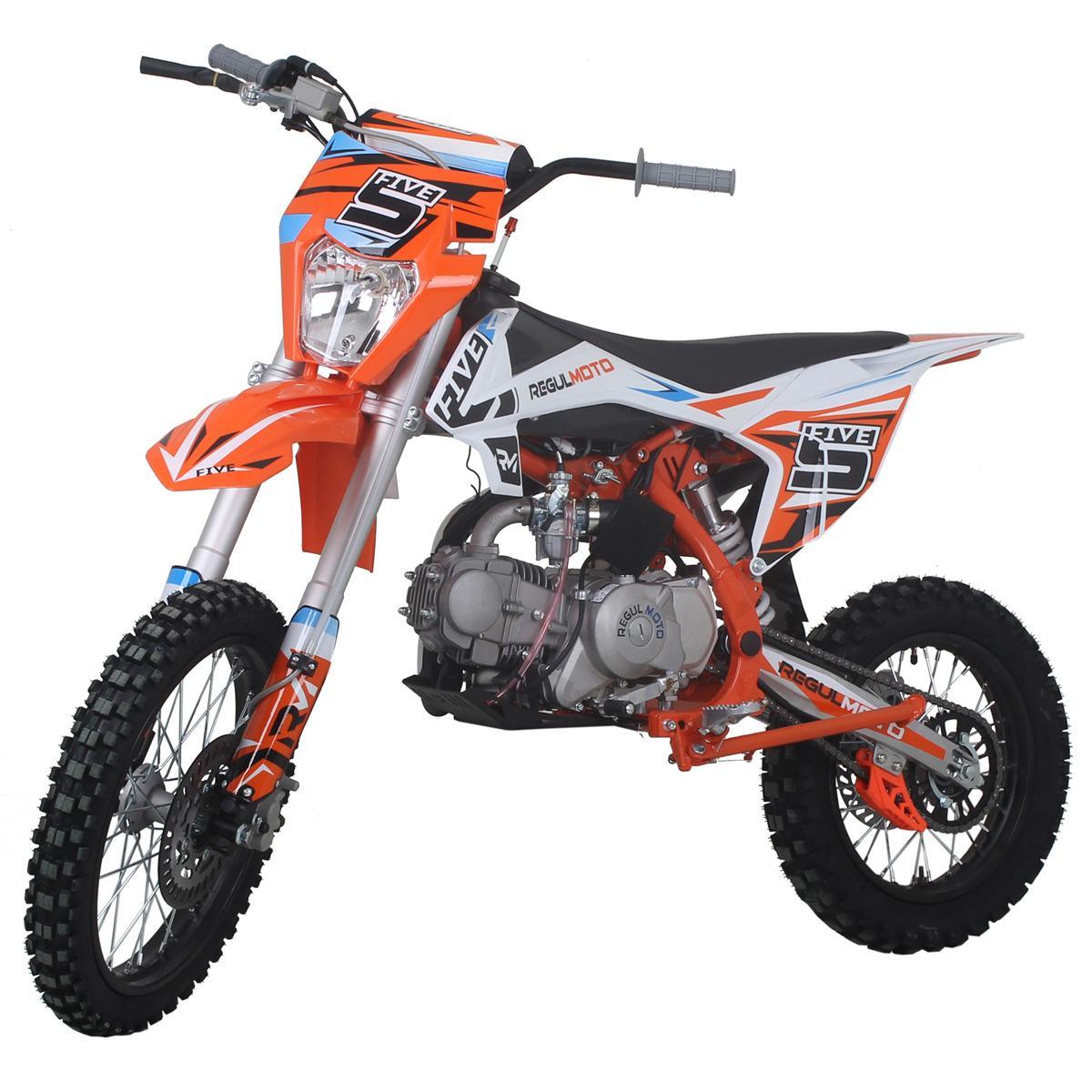 Питбайк Regulmoto FIVE EA (полуавтомат КПП) — Зелёный
