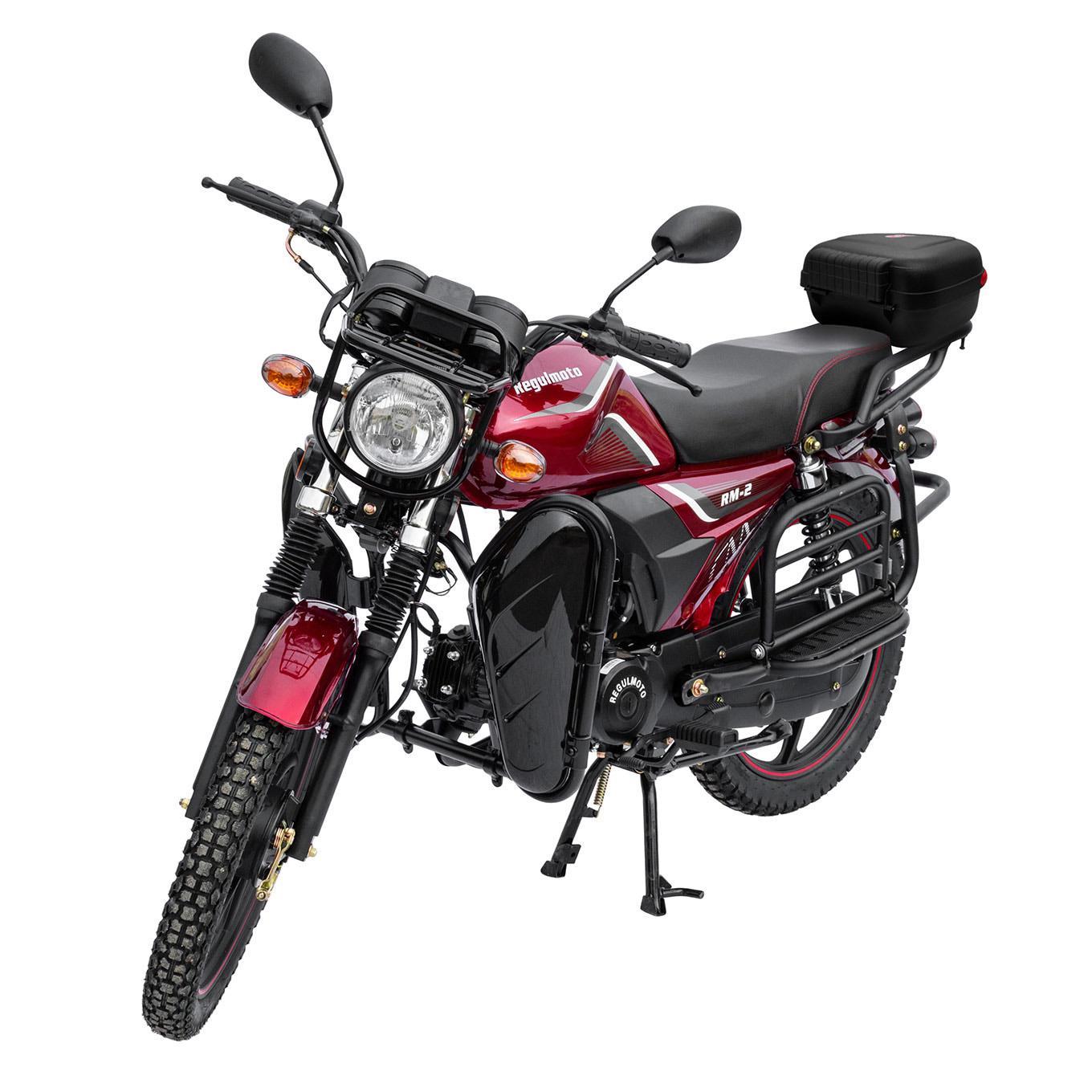 Мопед Regulmoto Alpha (RM-2) 49.9 (110 см3) без кофра — Красный