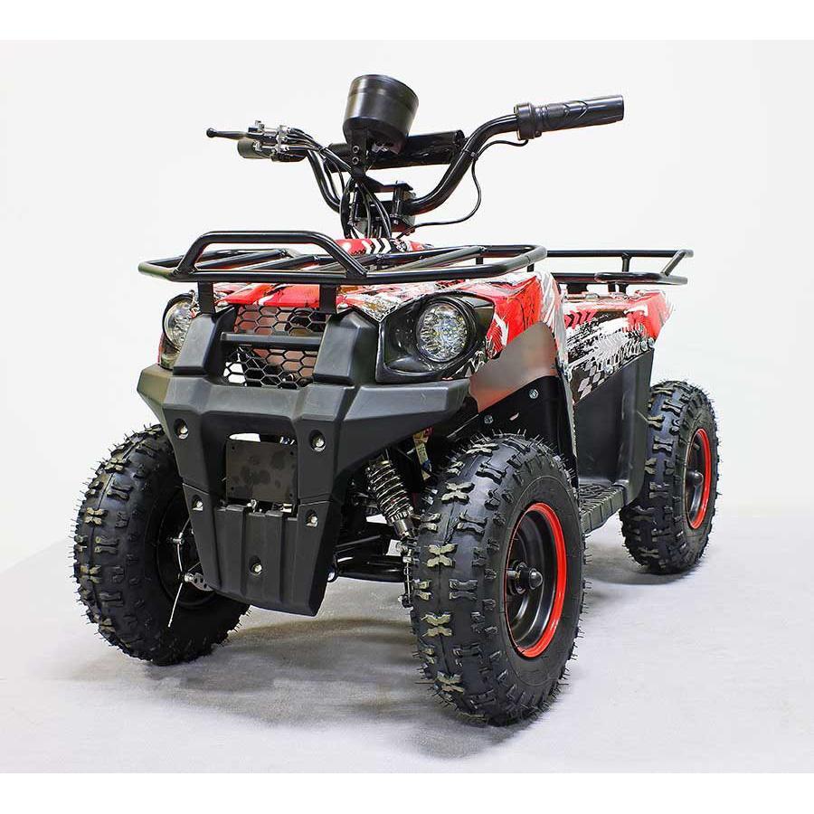 Квадроцикл GreenCamel Гоби K45 (36V 800W R6 Цепь) быстросъем, ножной тормоз — Красный
