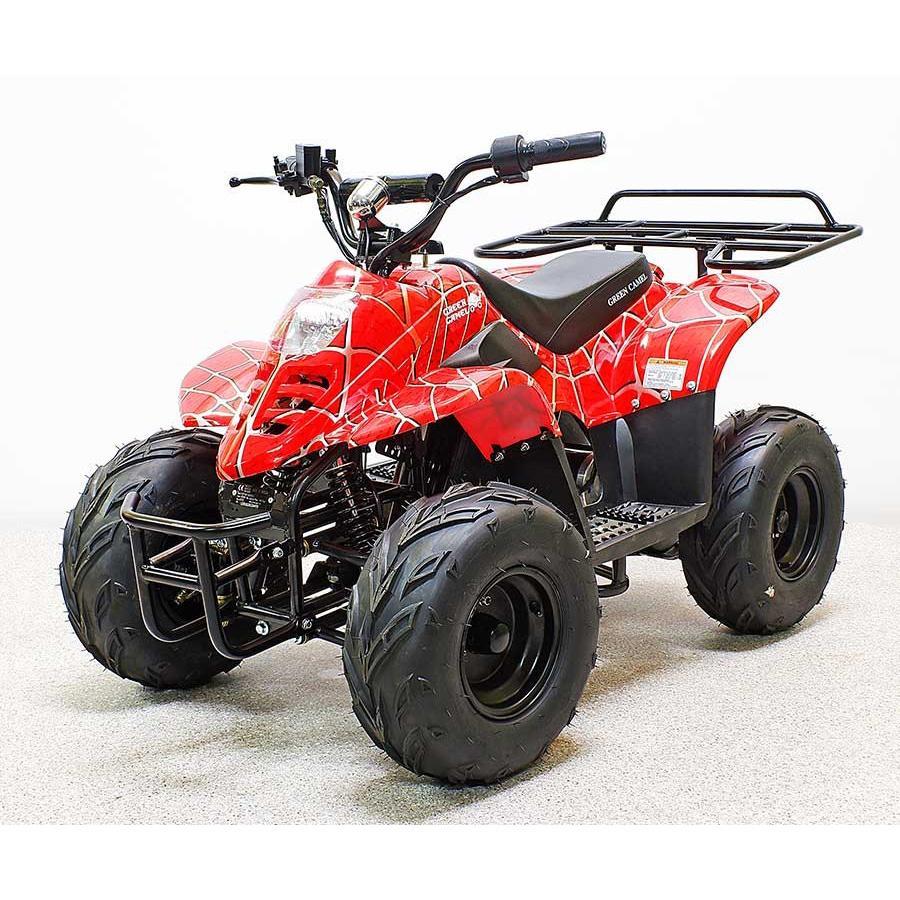 Квадроцикл GreenCamel Гоби K51 (36V 800W R7 Цепь) быстросъем, ножной тормоз — Красный паук