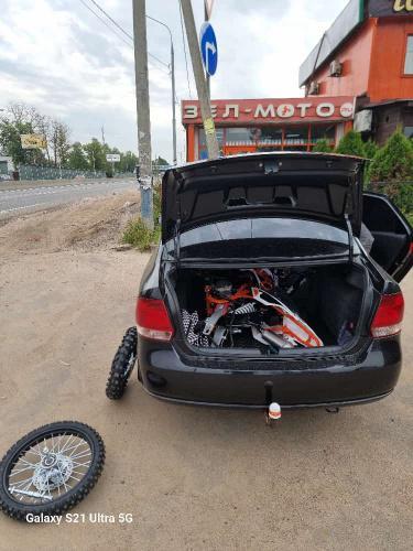 Питбайк KAYO Basic TT125e с электростартером, Кайо бэйсик, питбайк с колесами 17 14