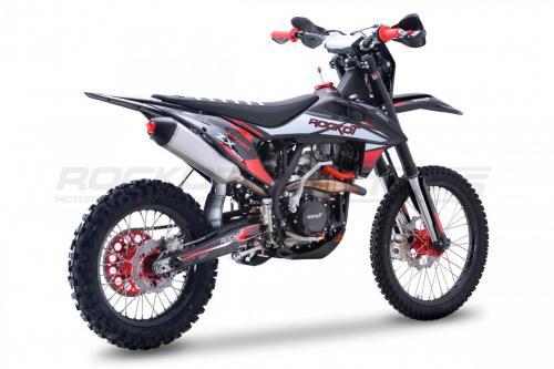 Мотоцикл кроссовый ROCKOT ZX300 Red Fury (300сс, 177ММ, 21/18) Version 2022