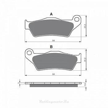 Колодки тормозные FA181 передние Husqvarna 14 - , KTM 125-525 все года Off Road Sport