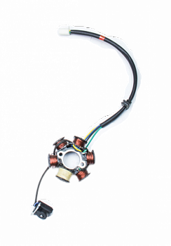 СТАТОР ГЕНЕРАТОРА КВАДРОЦИКЛА 110-125 кубов (6 КАТУШЕК)