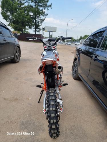 Питбайк KAYO Basic TT125e с электростартером, Кайо бэйсик, питбайк с колесами 17 14