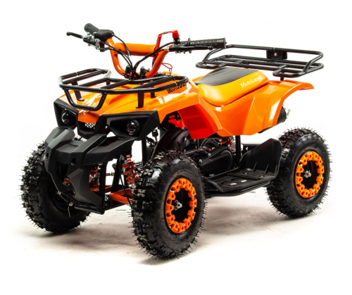 Купить детский квадроцикл с электростартером Motoland SCORPION 50E оранжевый