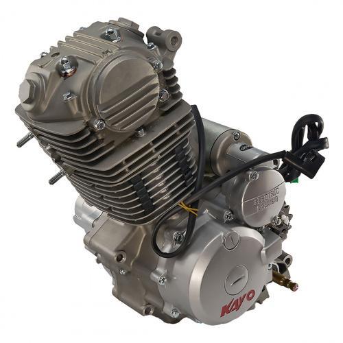 Двигатель в сборе YX 166FMM (CB250-C) 250см3, возд. охл., эл.стартер лого KAYO