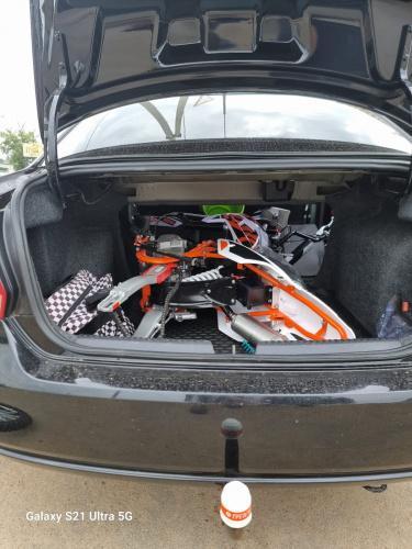 Питбайк KAYO Basic TT125e с электростартером, Кайо бэйсик, питбайк с колесами 17 14