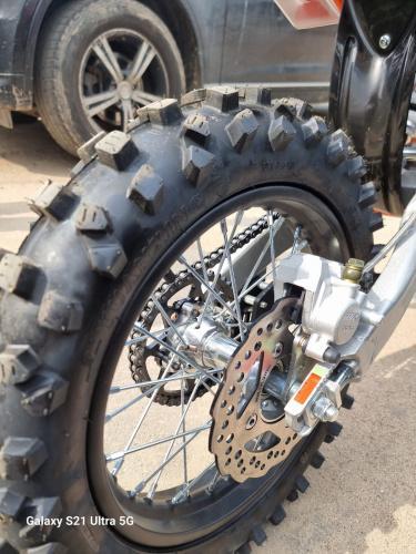 Питбайк KAYO Basic TT125e с электростартером, Кайо бэйсик, питбайк с колесами 17 14