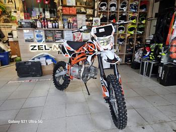 Питбайк KAYO Basic TT125e с электростартером, Кайо бэйсик, питбайк с колесами 17 14