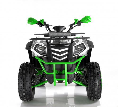 Квадроцикл Wels ATV THUNDER EVO 200 X2 Белый пластик зеленая рама