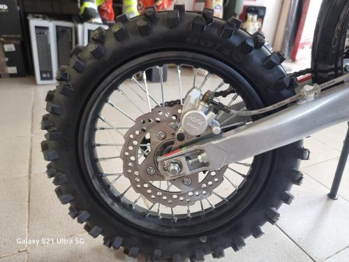 Питбайк KAYO Basic TT125e с электростартером, Кайо бэйсик, питбайк с колесами 17 14