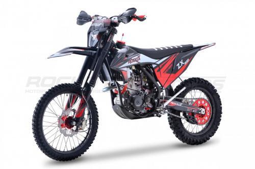 Мотоцикл кроссовый ROCKOT ZX300 Red Fury (300сс, 177ММ, 21/18) Version 2022