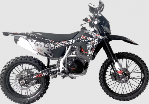 Мотоцикл Эндуро Z10 L Z-серия Graffiti White Мотоцикл Эндуро Z10 L Z-серия Graffiti White