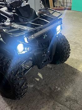 Комплект 2ух фар с крепежом "Кошачьи глазки" Mikillon Hammer в штатную проводку