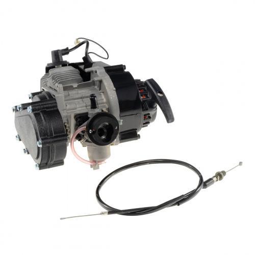 Двигатель в сборе XSD44F 50см3 2T, возд. охл., ручной стартер