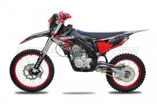 Мотоцикл кроссовый ROCKOT R4 Flame Bullet (250сс, 172FMM, 21/18)  Мотоцикл кроссовый ROCKOT R4 Flame Bullet (250сс, 172FMM, 21/18)